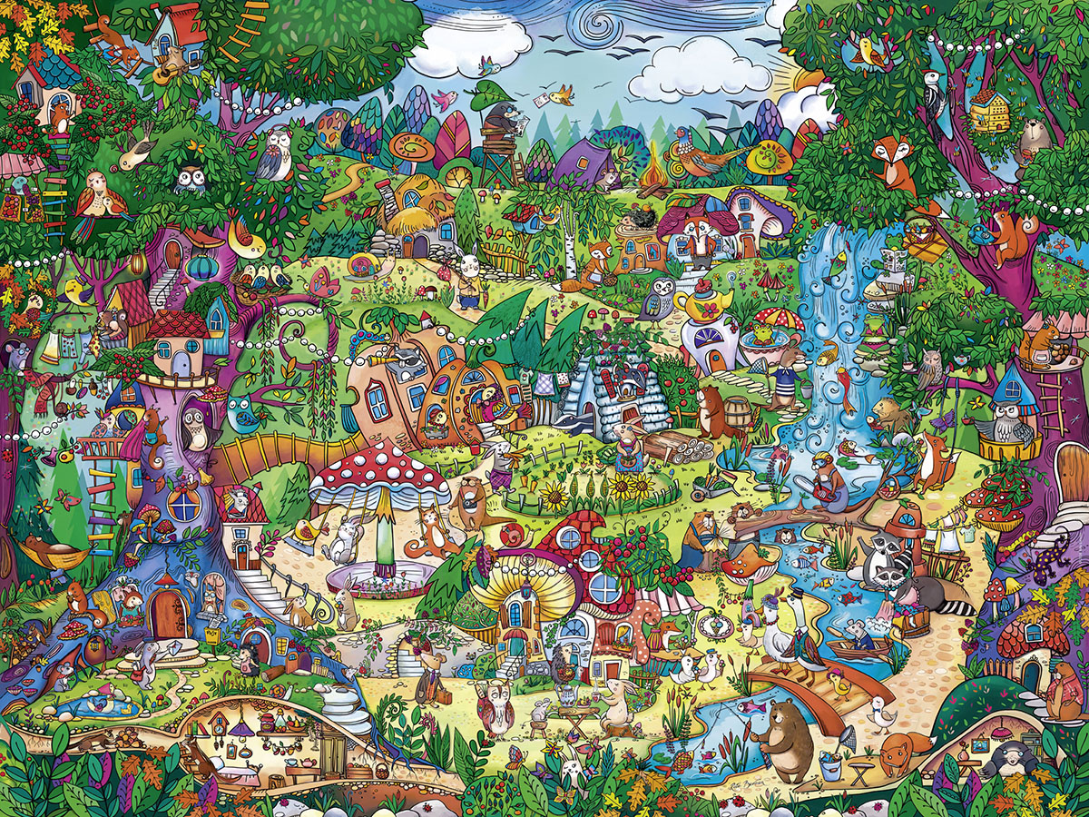 Wonderwoods Fantasy Jigsaw Puzzle