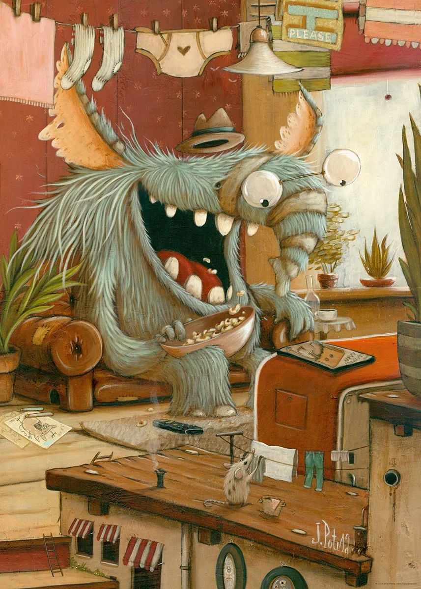 hey様 ZoZoville, Laundry Day - 1000 Piece Jigsaw Puzzle by Heye