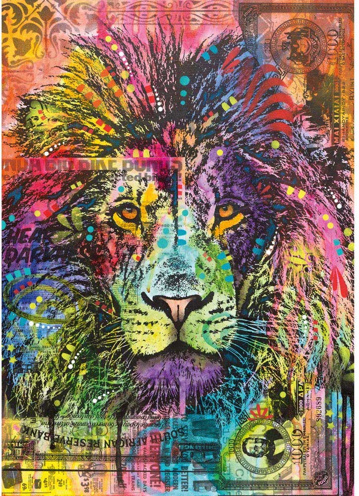 Lion's Heart Contemporary & Modern Art Jigsaw Puzzle