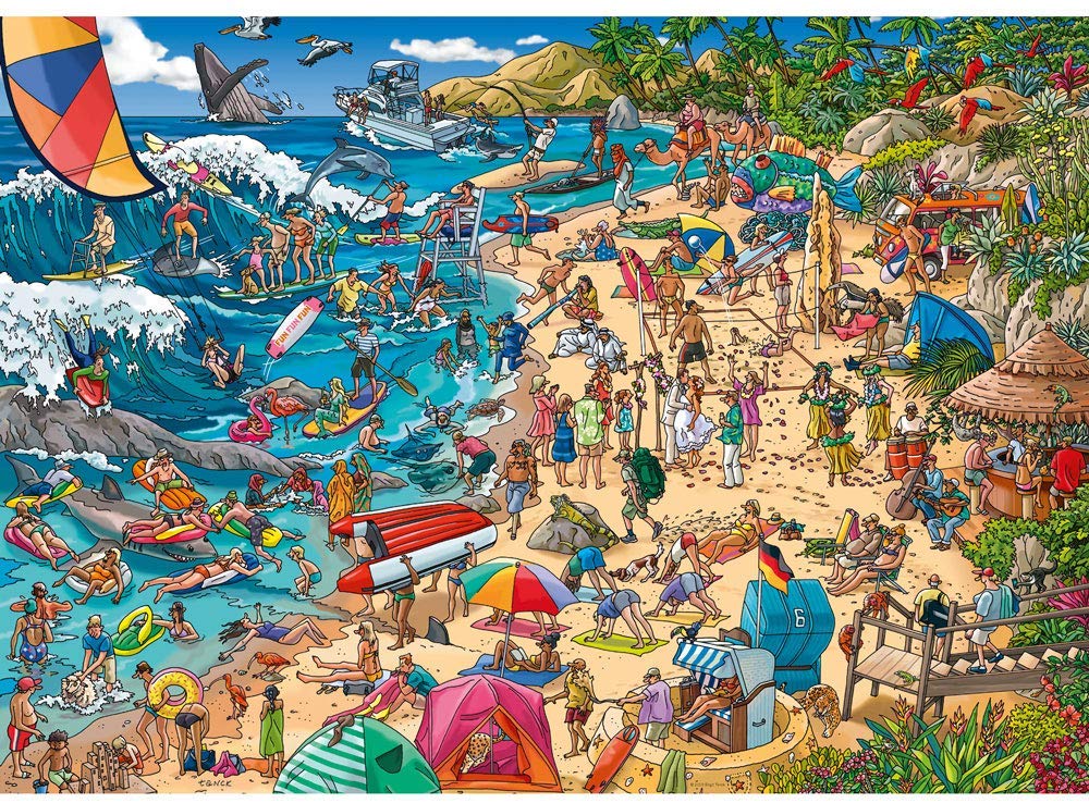 Seashore Humor Jigsaw Puzzle