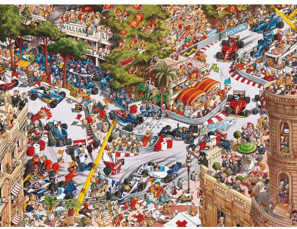Monaco Classics Car Jigsaw Puzzle