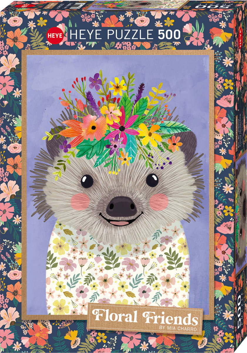 Floral Friends, Funny Hedgehog