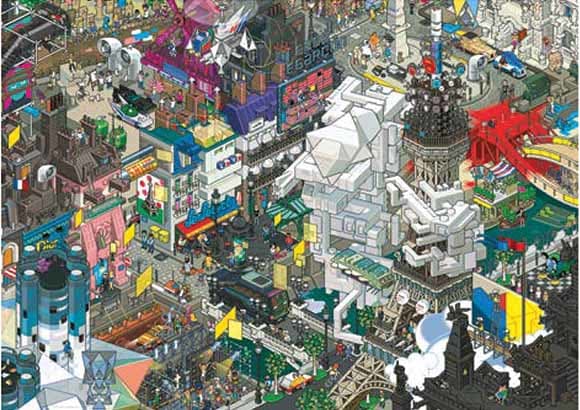 Pixorama, Paris Quest Cartoon