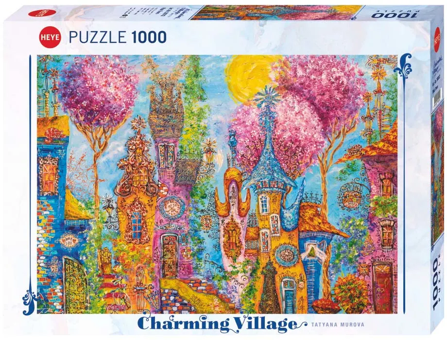 Charming Village, Pink Trees