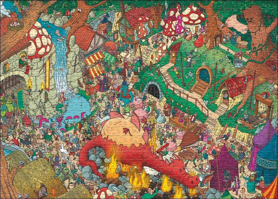 Fantasyland Cartoon Jigsaw Puzzle