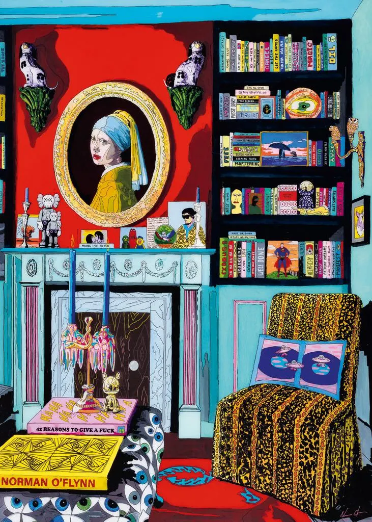 Room With Vermeer Fine Art