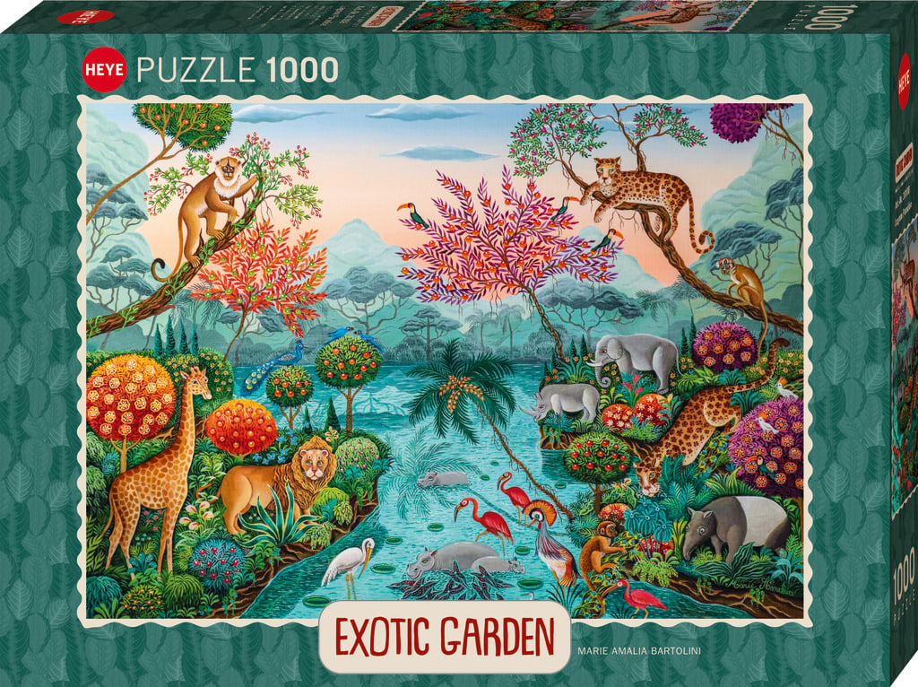 Lagoon Paradise, Exotic Garden Animals