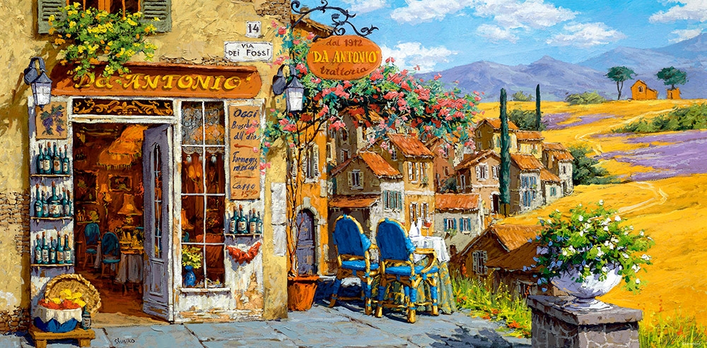 Colors of Tuscany Fine Art Jigsaw Puzzle