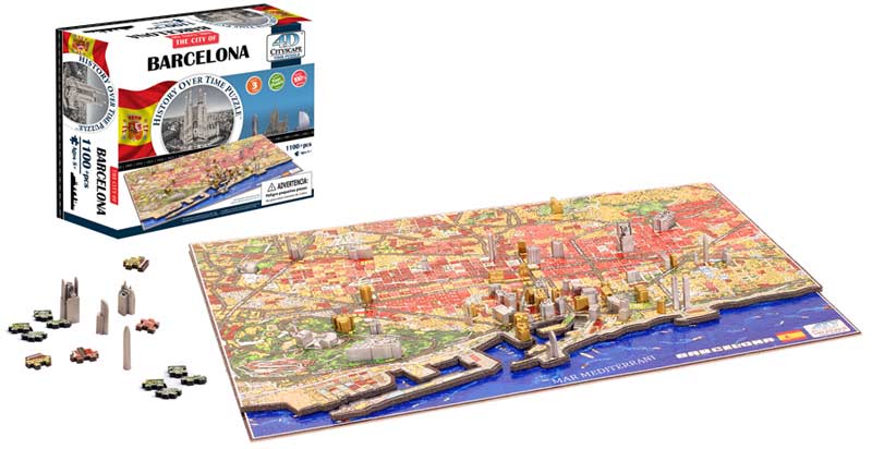 Barcelona, Spain Maps & Geography Jigsaw Puzzle