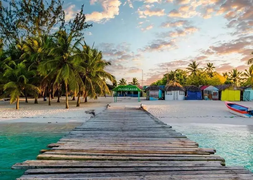 Beautiful Island Caribbean Paradise Landscape