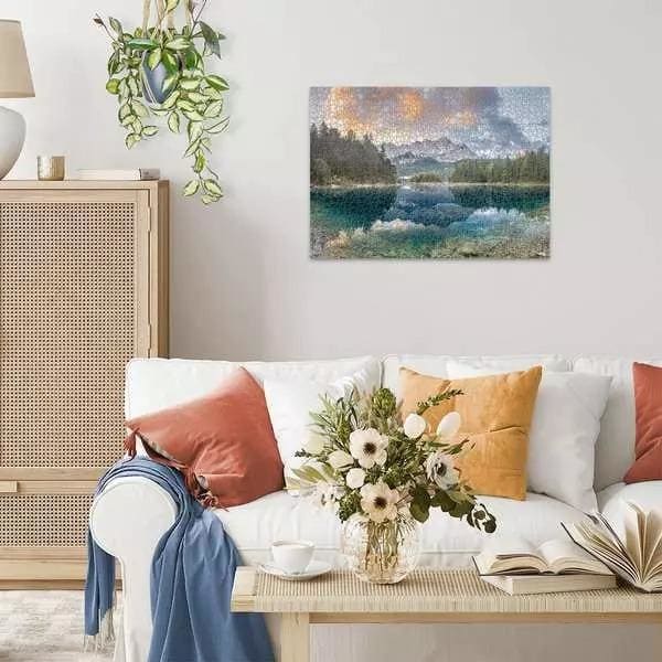 Zugspitze at the Eibsee, Germany