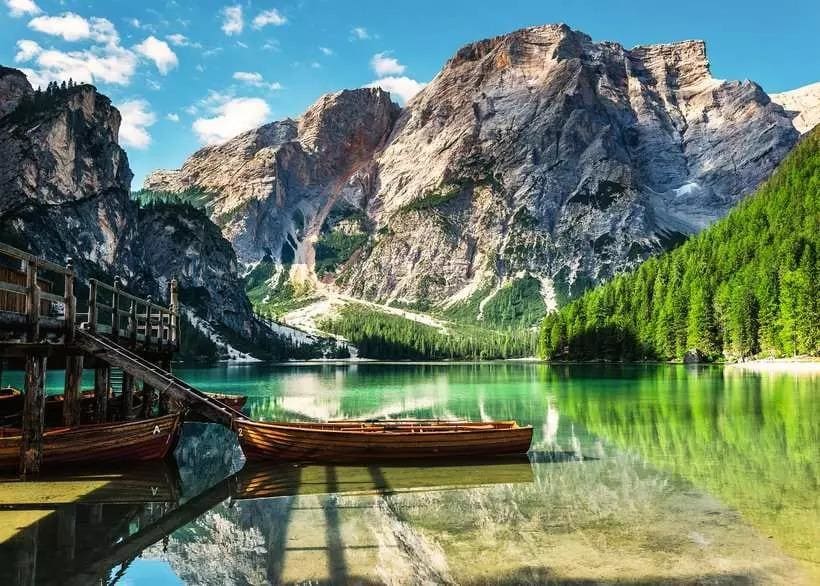 Pragser Wildsee, Italy Landscape