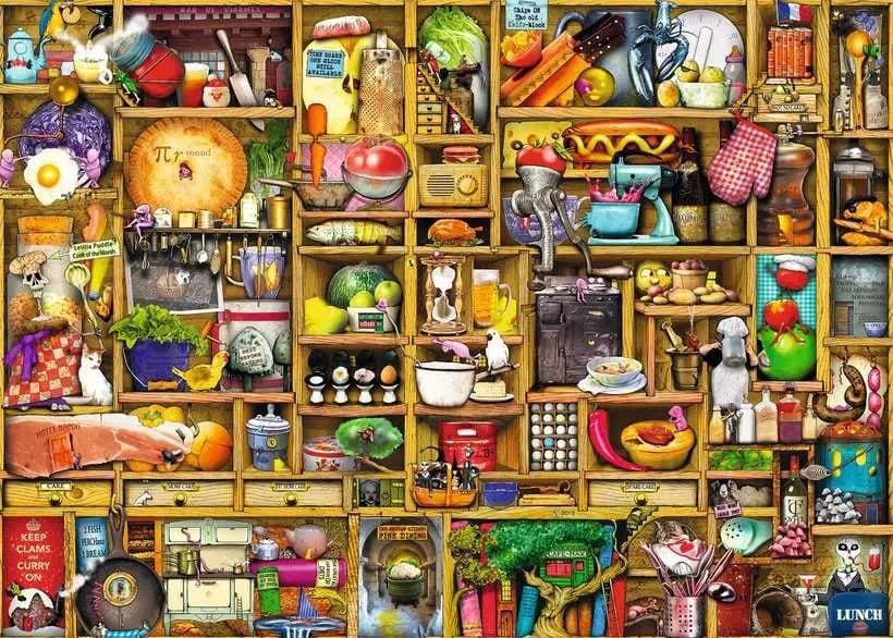 Kitchen Cupboard Collage