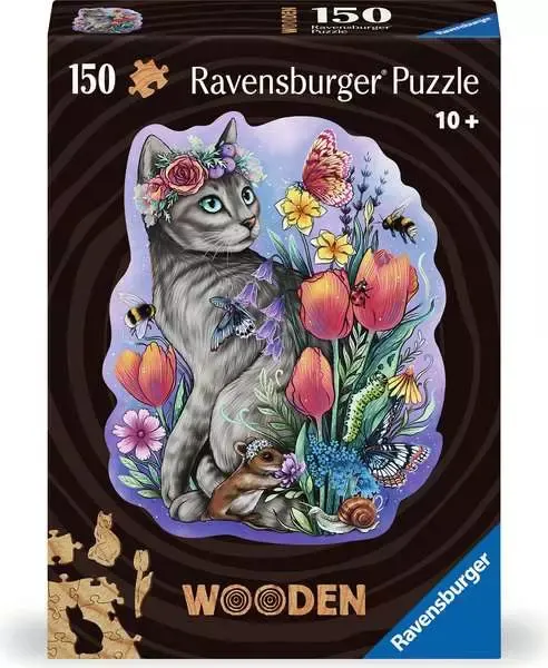 Wooden Puzzles: Lovely Cat Cats