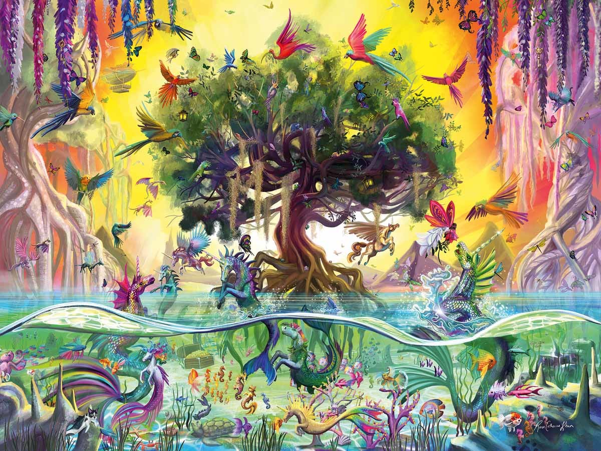 Beautiful Sea Unicorn & Friends Sea Life