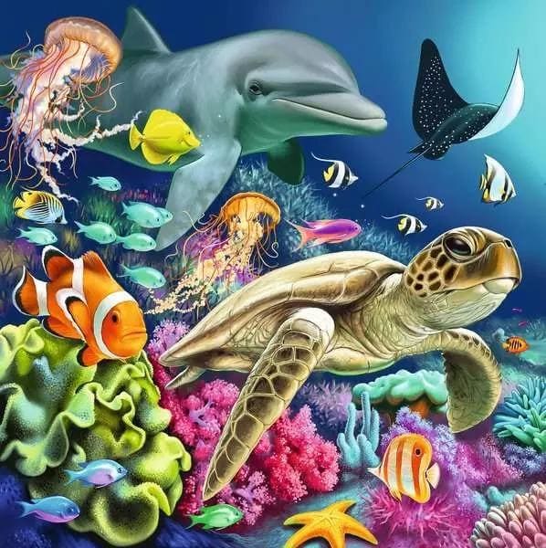Underwater 3x49 Pc Puzzle