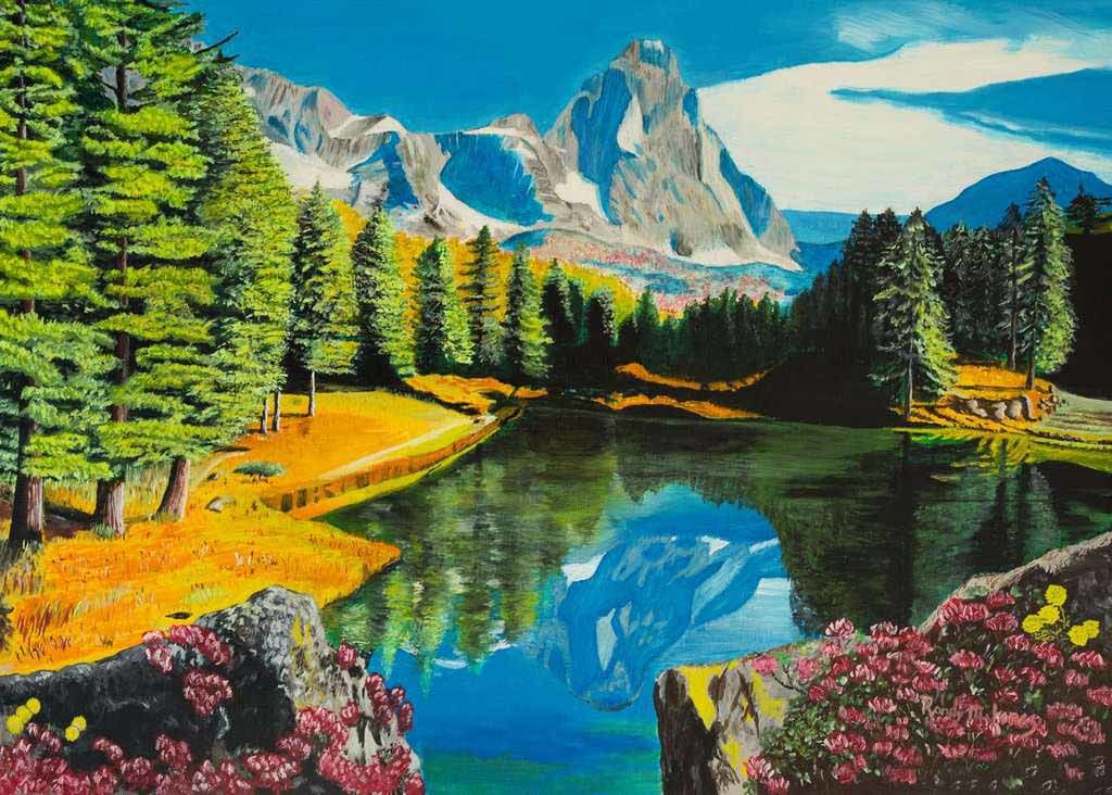 Rocky Mountain Reflections Mountain