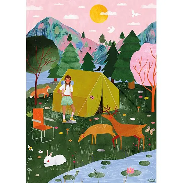 1000pc, Let's go camping, L. Lhuillier Landscape