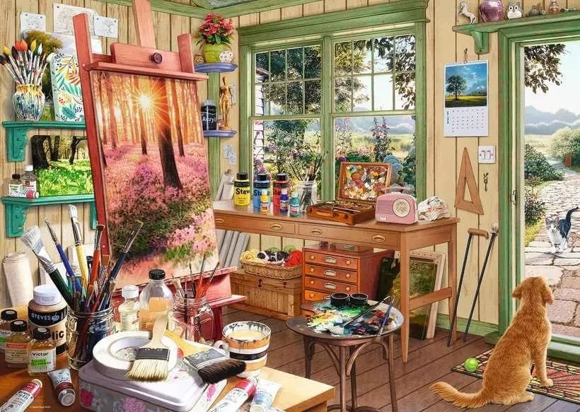 The Artist's Shed Around the House