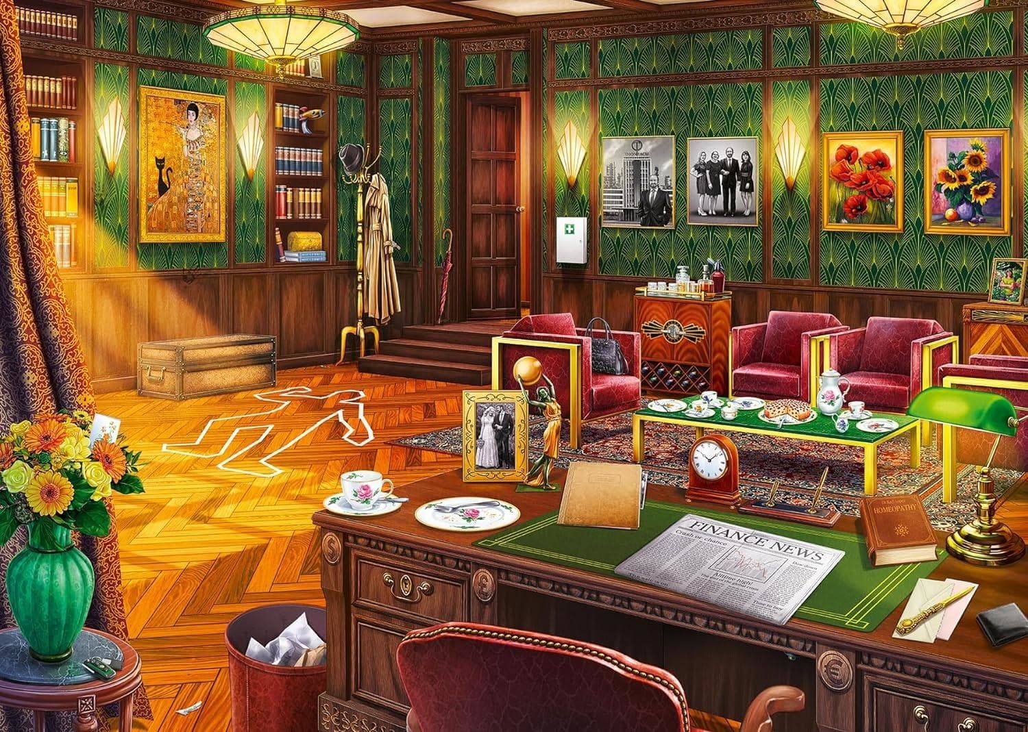 MYSTERY PUZZLE: A Murderous Birthday 408 Pc Puzzle Mystery