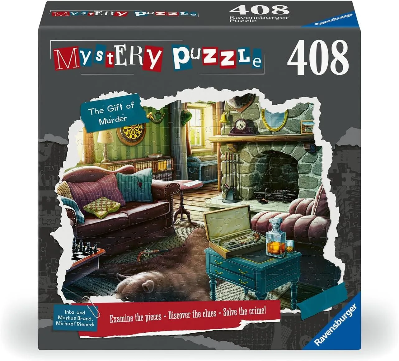 MYSTERY: The Gift of Murder 408 Pc Puzzle Cabin & Cottage
