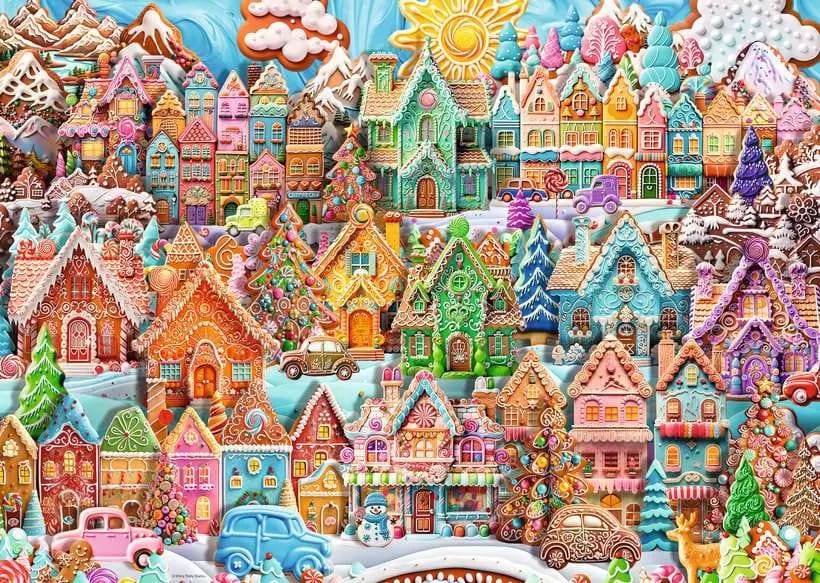 Christmas Cookie Village