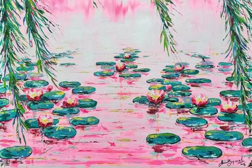 Pink Water Lillies