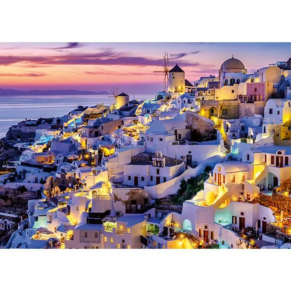 Coucher de soleil sur Santorin