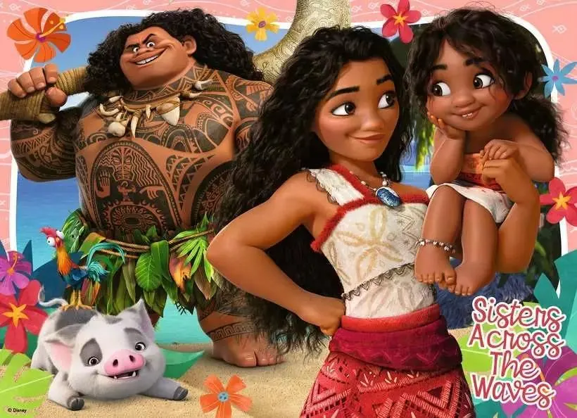 Disney Moana Bumper Pack 4x100 Pc Puzzle