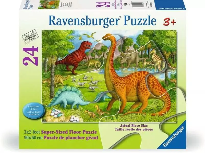 Dinosaur Pals 24 Pc Floor Puzzle Dinosaurs