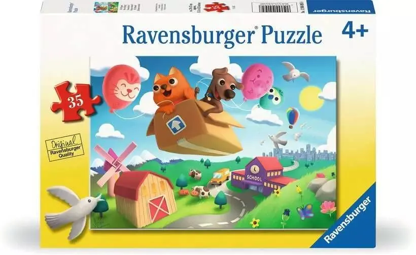 We're Flying! 35 Piece Puzzle Animals