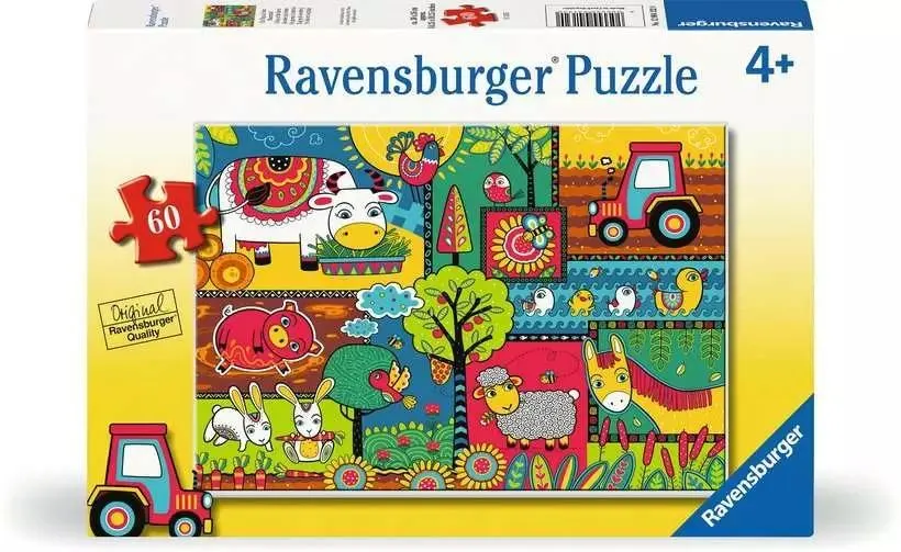 A Day at the Farm 60 Pc Puzzle