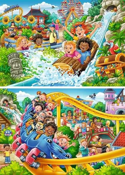 Amusement Park 2x24 Pc Puzzle