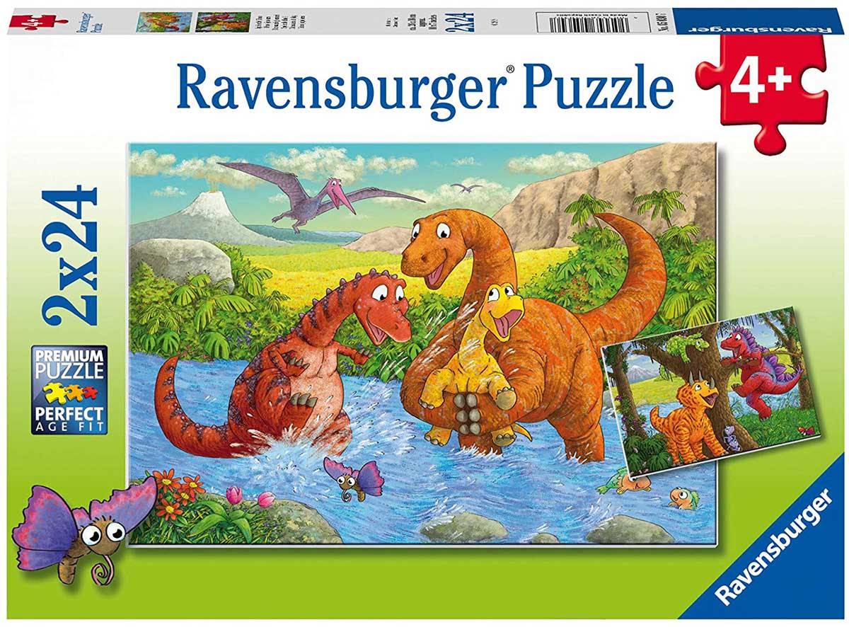 Dinosaurs at Play Dinosaurs Jigsaw Puzzle