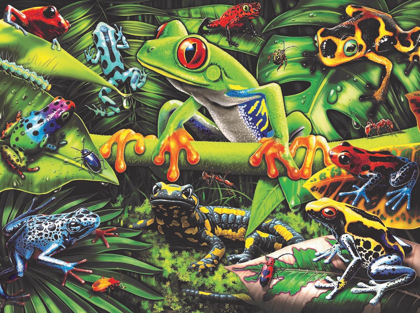 Amazing Amphibians Reptile & Amphibian Jigsaw Puzzle