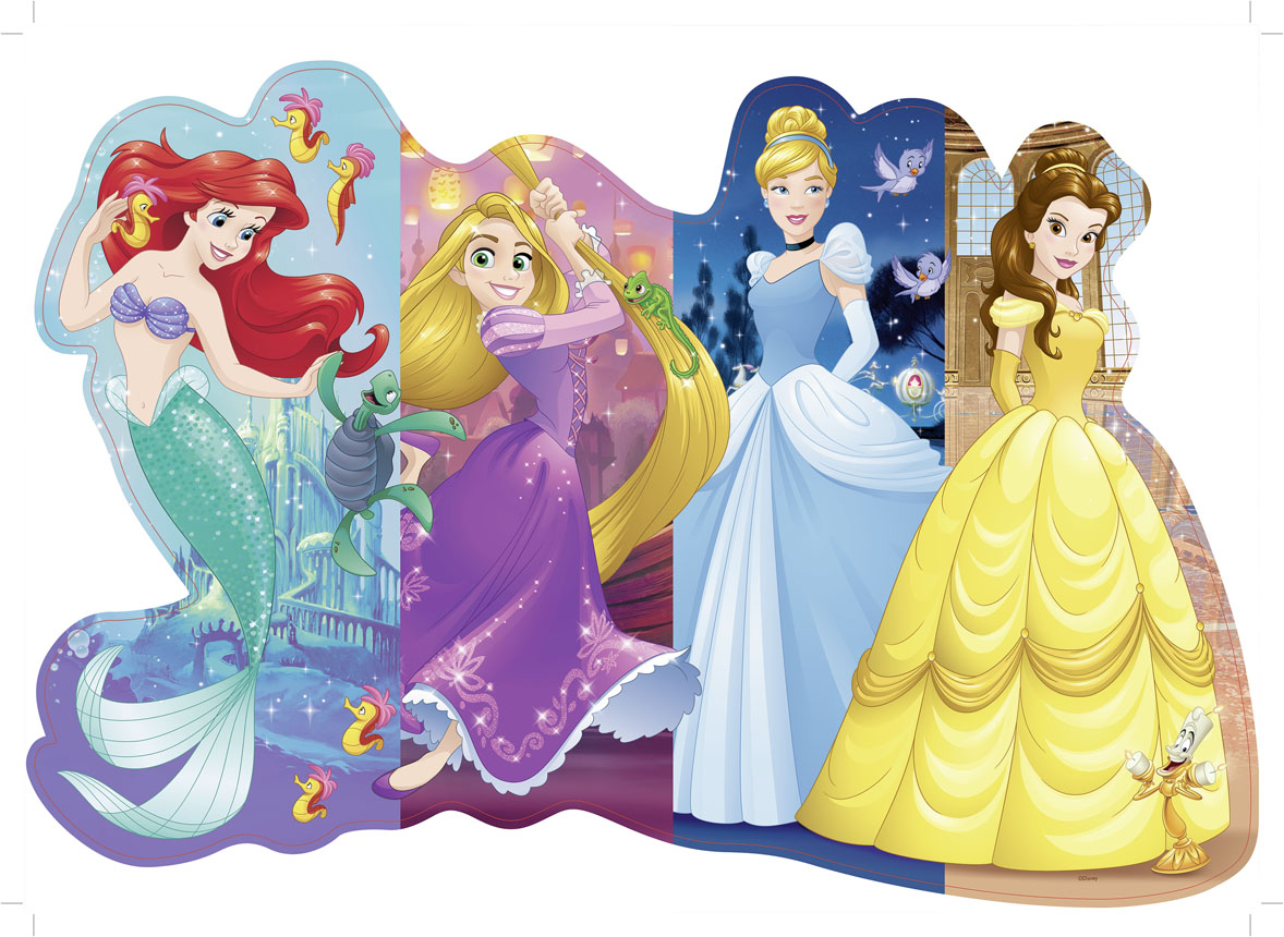Pretty Princesses Disney Shaped Puzzle