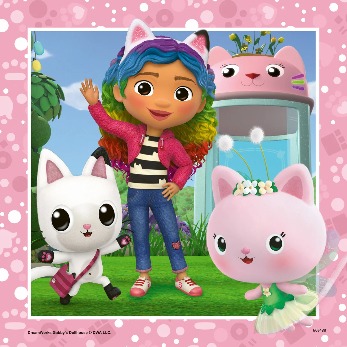 Gabby's Dollhouse 3 x 49 pc Puzzle Movies & TV