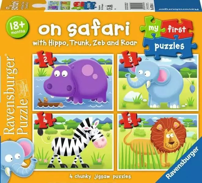On Safari My First Puzzle Animals