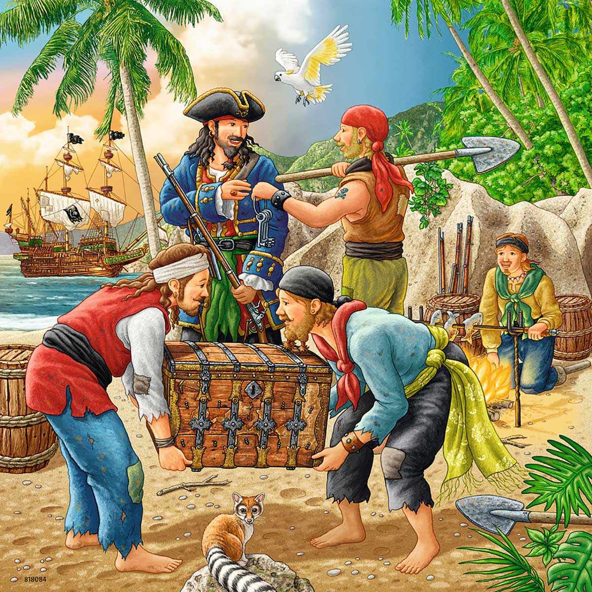 Adventure on the High Seas Pirate Jigsaw Puzzle