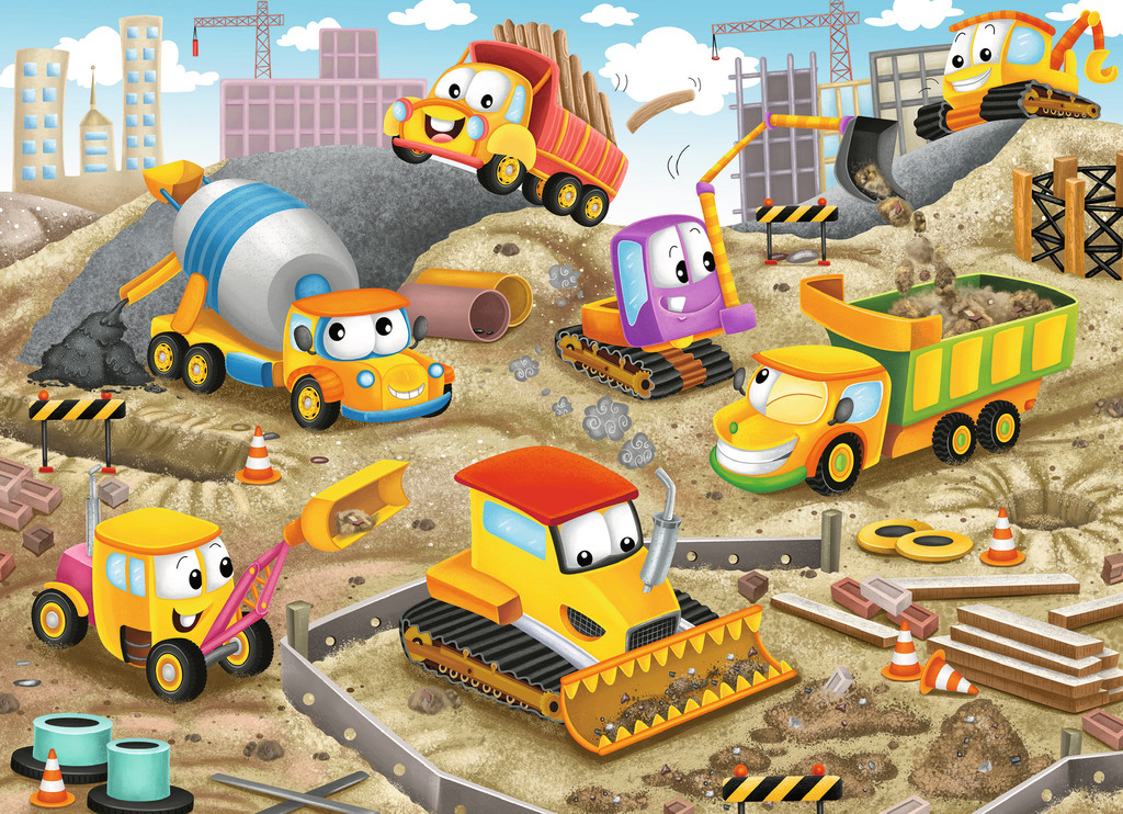 Raise the Roof! Vehicles Jigsaw Puzzle