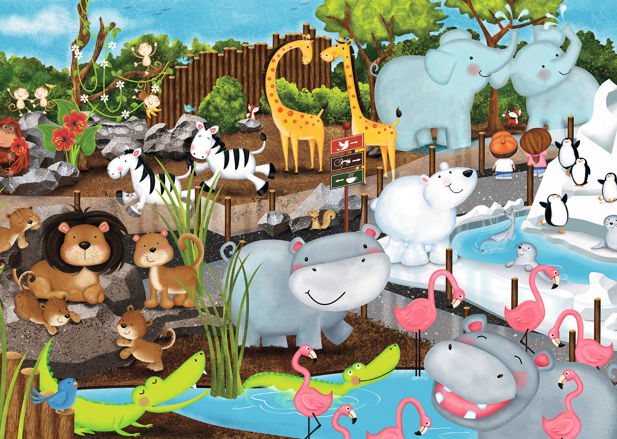 Day at the Zoo Birds Jigsaw Puzzle