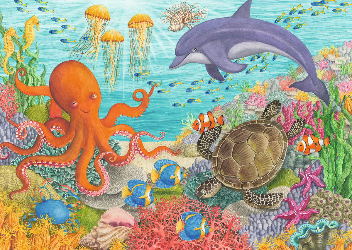 Ocean Friends Sea Life Jigsaw Puzzle