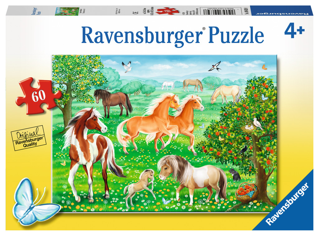 Mustang Meadow Horse Jigsaw Puzzle