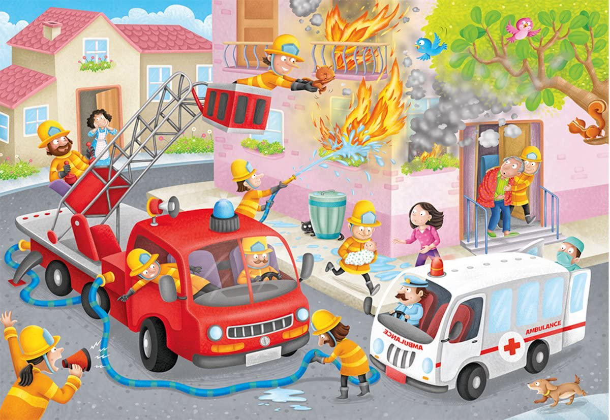 Firefighter Rescue! People Jigsaw Puzzle