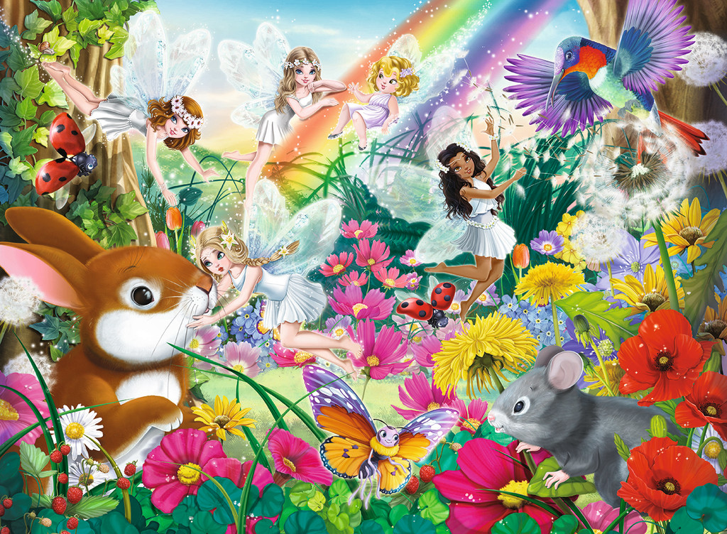 Magical Forest Faries Fairy Jigsaw Puzzle