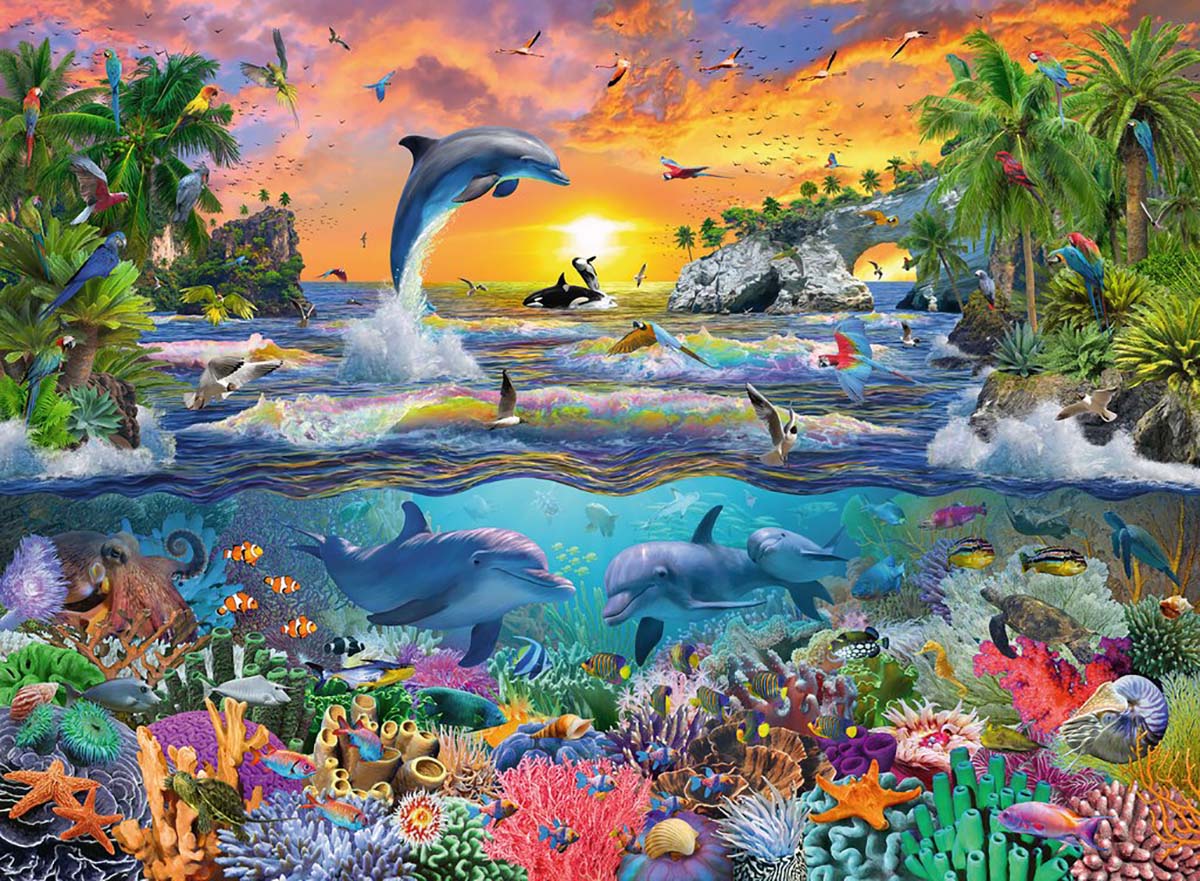 Tropical Paradise Sea Life Jigsaw Puzzle