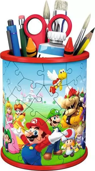 Super Mario Pencil Holder 54 Pc Puzzle