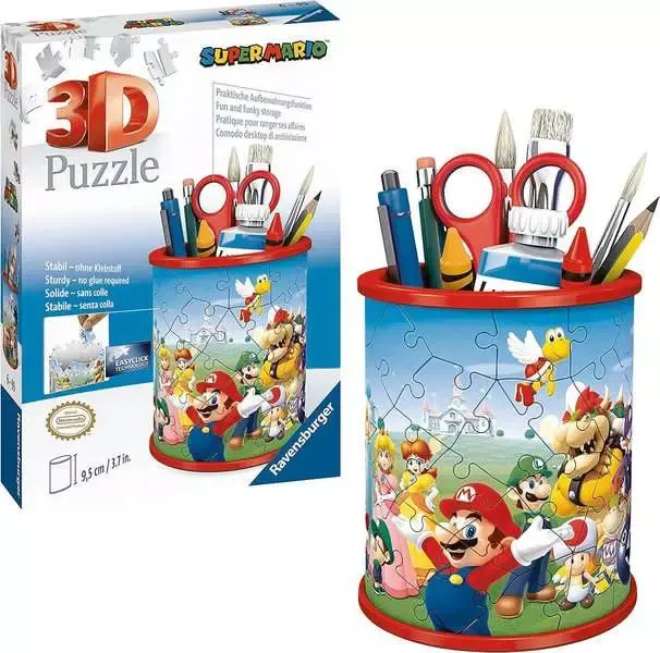 Super Mario Pencil Holder 54 Pc Puzzle