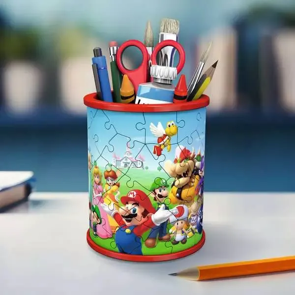 Super Mario Pencil Holder 54 Pc Puzzle