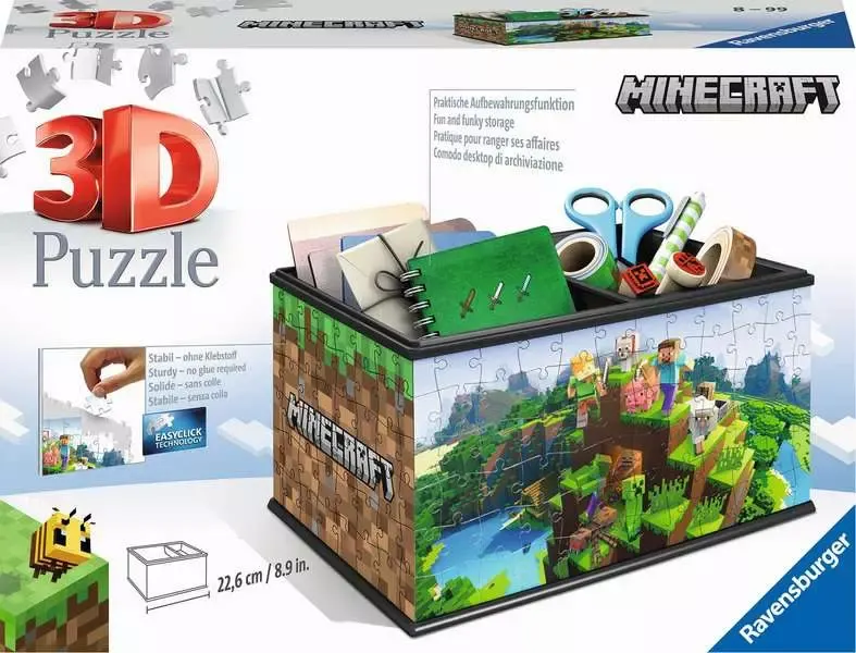 Minecraft Storage Box 216 Pc 3D Puzzle Video Game